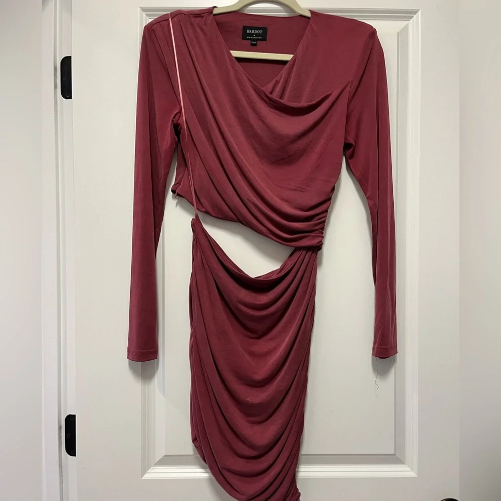 Bardot Rosa Ruched Mini Dress - Picture 3 of 6